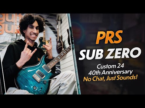 PRS Limited Edition 40th Anniversary Custom 24 Sub Zero Demo