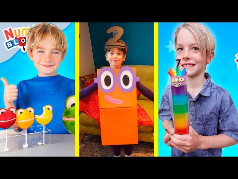 Get Arty and Crafty! | Counting Makes and Bakes for Kids | @Numberblocks