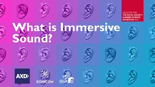 What is immersive sound?