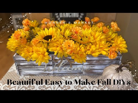 Beautiful Easy to Make Fall DIYs