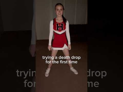 TRYING A DEATH DROP 😂 #trick #cheer #young #fail #funnyfail #funny #shorts #viral #dance #fyp #fypp