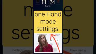 one hand mode setting in realme narzo