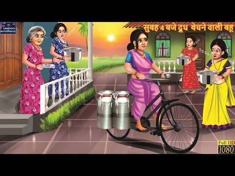 सुबह 4 बजे दूध बेचने बेचने वाली बहू | Saas Bahu | Hindi Kahani | Bedtime Story | Moral Stories