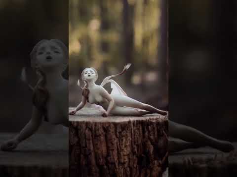 Oak Spirit Mourning  #airdryclay sculpture