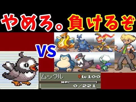 『LV100のムックル』でジュン（最終強化）って倒せるのか！？【ゆっくり実況】【ポケモンPt】