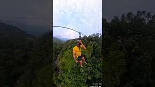 Zipline ➰ #Puvi #naturelover🏞️