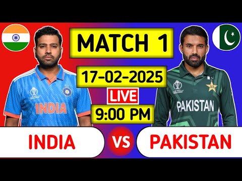 India Vs Pakistan Champions Trophy Live Score - Part 3