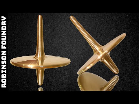 Making a spinning top | Metal Casting | 3d Printing │ ASMR