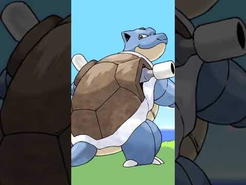 Facts You Didn't Know About Blastoise #pokemonscarletandviolet #blastoise #pokemonblue #firered