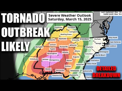 Violent Tornado Outbreak Possible Saturday.. Detailed Breakdown Of What We Know!