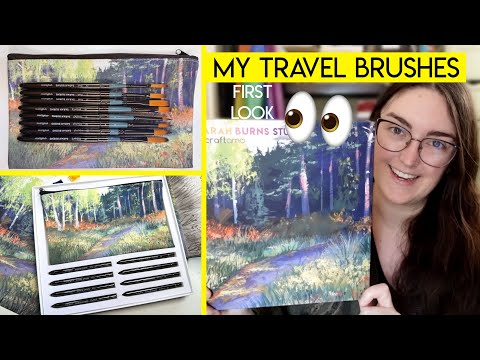 First Look at my Limited Edition TRAVEL BRUSHES!