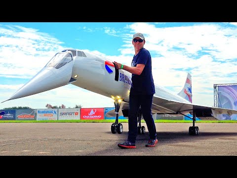 From DREAM to REALITY: THE WORLDS LARGEST RC CONCORDE - 10 METERS 149KG