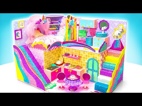 🦄Starlight's MAGICAL Dream Unicorn's House Adventure! | Crafts DIY by Slick Slime Sam's Maker World