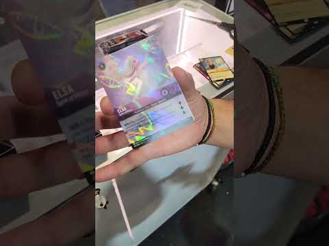 Two grown men squealing about Elsa #disney #comedy #lorcana #pokemontcg #tradingcards