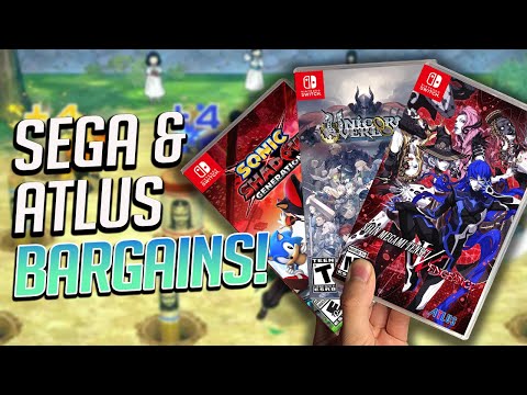 BIG Sega and Atlus Physical Discounts!