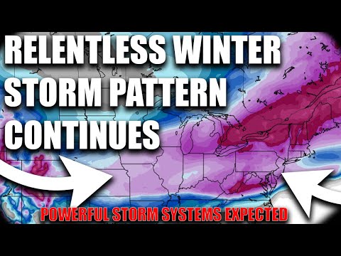 Relentless Winter Storm Pattern Continues! Powerful Storm Systems Expected Over The Next Two Weeks..