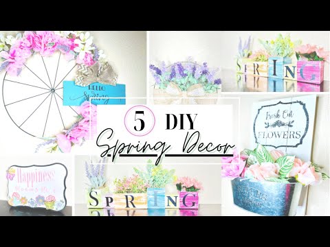 Spring DIY Decor 2022 | DIY Dollar Tree Spring Decor | Spring Decor | Farmhouse Spring Decor DIY