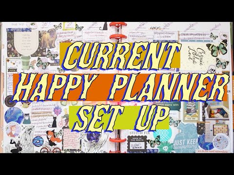 Current Happy Planner Set Up (plan with me, part one!) 📓 🗓️ 🦋