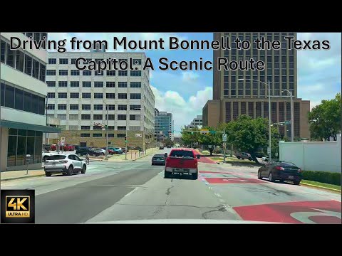 Driving from Mount Bonnell to the Texas Capitol: A Scenic Route | Drive Time #texas #austin #drive