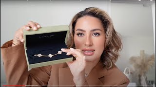 VCA Van Cleef & Arpels 5 Motif Vintage Alhambra Mother of pearl Bracelet Unboxing