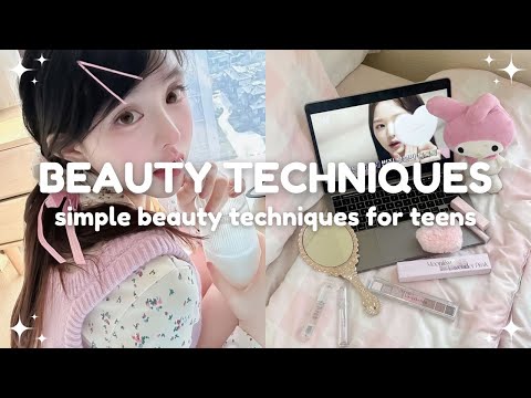 simple and effective beauty techniques for teens 🩰🦢 (this will save you money!)