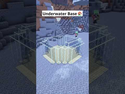 Minecraft Underwater Base🏠 #shorts