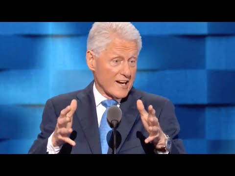 President Bill Clinton Destroys Trump's "Cartoon" Hillary Clinton