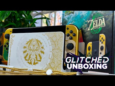 The Legend of Zelda: Tears of the Kingdom Nintendo Switch OLED Edition Unboxing