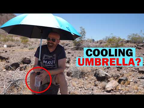 This Umbrella Has a Built-In Cooling System - Does it Work?