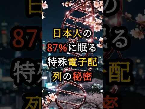 日本人の87%に眠る特殊電子配列の秘密【 都市伝説 予言 オカルト スピリチュアル ミステリー 】