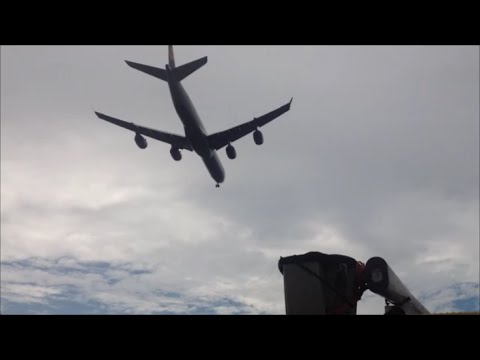 JFK Planespotting - Lufthansa Airbus A340-300 Landing