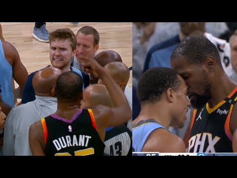 Kevin Durant GETS MOCKED by Grizzlies bench player Spencer & THINGS GET interesting!