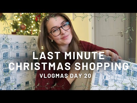 LAST MINUTE CHRISTMAS SHOPPING AND SEZANE HAUL - VLOGMAS DAY 20 | PetiteElliee