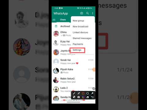 New #Whatsapp Setting In 2024 | new Whatsapp trick #shorts #shortvideo