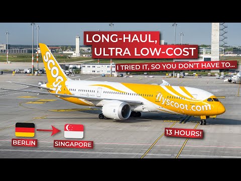 BRUTALLY HONEST | 13 Hours in Basic Economy Class on SCOOT's Boeing 787-8 from BERLIN to SINGAPORE!