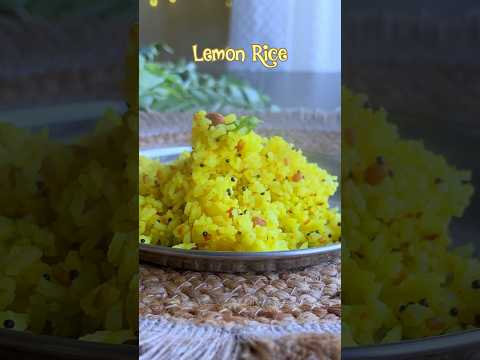 Quick and Easy Lemon Rice Recipe | Chitranna Recipe of South India #shorts