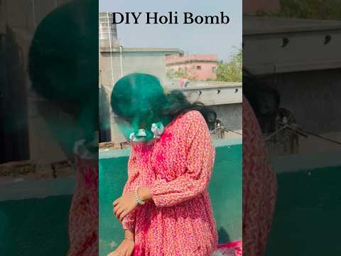 DIY Holi Bomb | Holi Tissue Bomb Making Idea | Holi Craft Idea #holibomb #holi #holicraft #happyholi