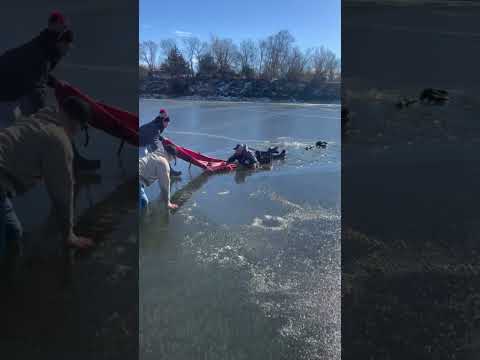 Nebraska Man Rescues Ice Fisherman (and His Fish Finder) Using a Tent Bag, a Kayak, and Two Hammers