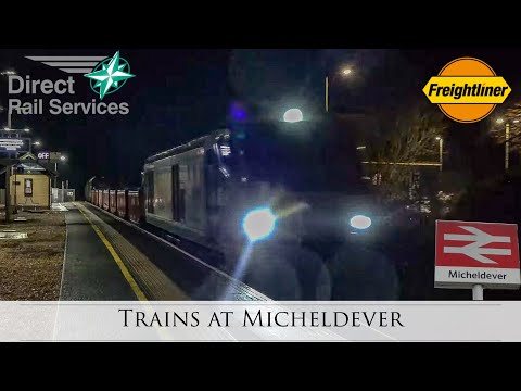 Trains at Micheldever 23/01/2024