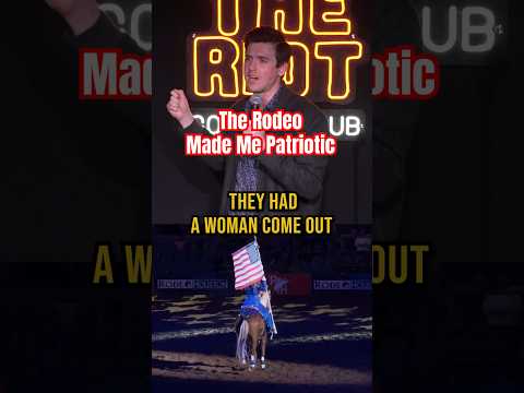 The Rodeo Made Me Patriotic! #standup #standupcomedy #crowdwork #houstonrodeo #rodeohouston