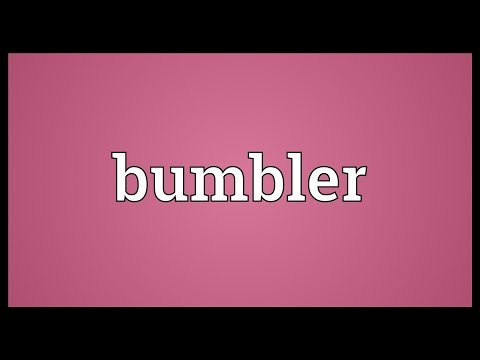 Bumbler Meaning