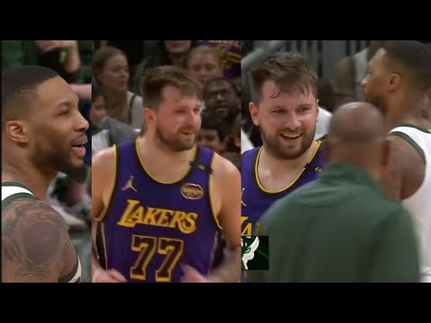 Luka Doncic CLOWNS Damian Lillard & Doc Rivers after lighting them up & Threw a ball at Lopez