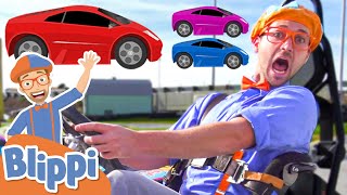 FAST CARS Song | BLIPPI Brand New Song | Educational Songs For Kids