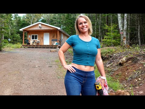 TIMELAPSE - Couple Builds Cabin Alone In The Canadian Wilderness | Pt 3