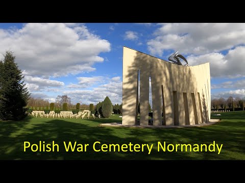 Polish Military Cemetery Urville-Langannerie, Normandy, France