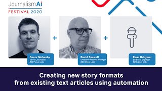 Creating new formats for digital news storytelling by utilising AI and automation