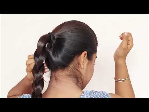 Quick & Easy Bun Hair Girl Everyday l simple juda hairstyle l hair style girl