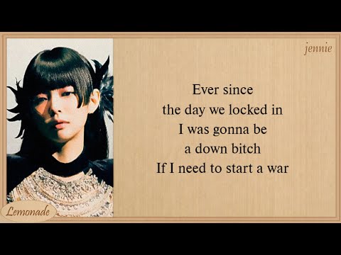 JENNIE start a war Lyrics