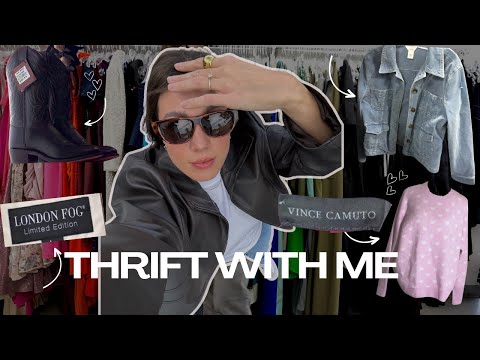 Come Thrift With Me + mini thrift haul WINTER 2025 THRIFTING BEGINS!