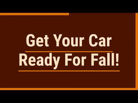 Get your car #FALL ready!